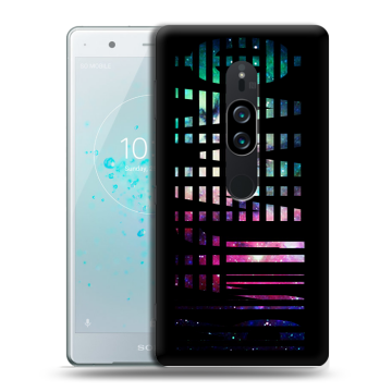 Пластиковый чехол на Sony Xperia XZ2 Premium с принтом ФАМИЛИЯ