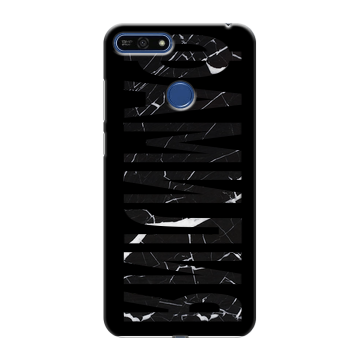 Силиконовый противоударный чехол на Huawei Honor 7A Pro с принтом ФАМИЛИЯ