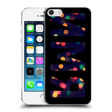 Пластиковый чехол на Iphone 5s с принтом ИМЯ
