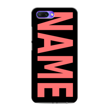 Силиконовый противоударный чехол на Huawei Honor 10 с принтом NAME