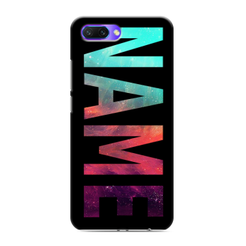 Силиконовый противоударный чехол на Huawei Honor 10 с принтом NAME