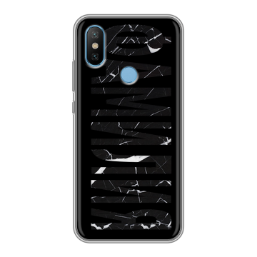 Силиконовый чехол на Xiaomi Mi6X с принтом ФАМИЛИЯ