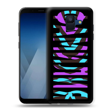 Силиконовый противоударный чехол на Samsung Galaxy A6 с принтом ФАМИЛИЯ