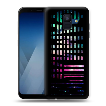 Силиконовый противоударный чехол на Samsung Galaxy A6 с принтом ФАМИЛИЯ