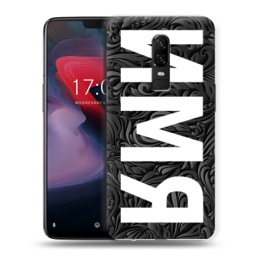 Пластиковый чехол на OnePlus 6 с принтом ИМЯ
