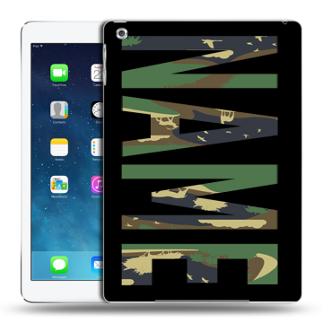 Силиконовый чехол на Ipad Air с принтом NAME