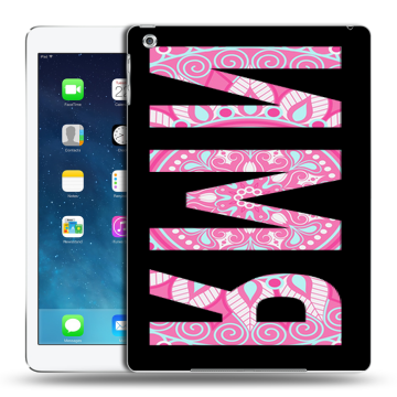 Силиконовый чехол на Ipad Air с принтом ИМЯ