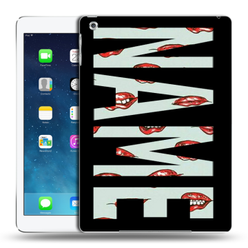Силиконовый чехол на Ipad Air с принтом NAME