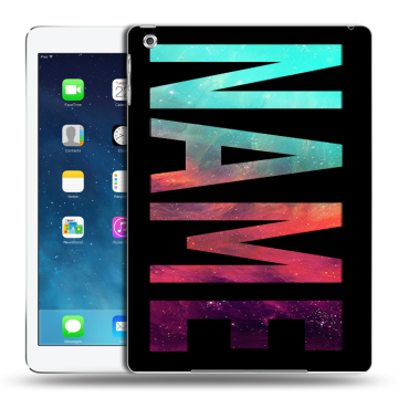 Силиконовый чехол на Ipad Air с принтом NAME