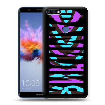 Силиконовый противоударный чехол на Huawei Honor 7C с принтом ФАМИЛИЯ
