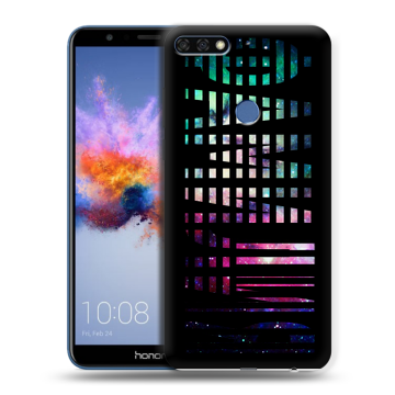 Силиконовый противоударный чехол на Huawei Honor 7C с принтом ФАМИЛИЯ