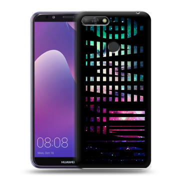 Силиконовый противоударный чехол на Huawei Y6 Prime (2018) с принтом ФАМИЛИЯ