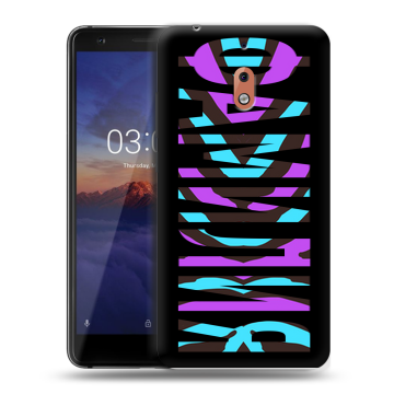 Силиконовый чехол на Nokia 2.1 с принтом ФАМИЛИЯ