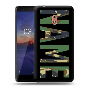Силиконовый чехол на Nokia 2.1 с принтом NAME