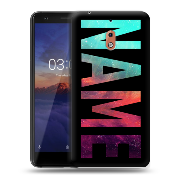 Силиконовый чехол на Nokia 2.1 с принтом NAME