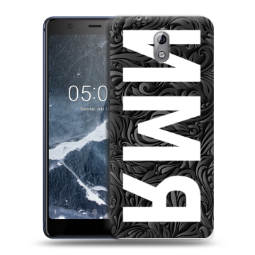 Силиконовый чехол на Nokia 3.1 с принтом ИМЯ
