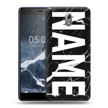 Силиконовый чехол на Nokia 3.1 с принтом NAME