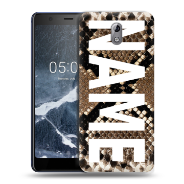 Силиконовый чехол на Nokia 3.1 с принтом NAME
