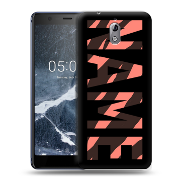 Силиконовый чехол на Nokia 3.1 с принтом NAME