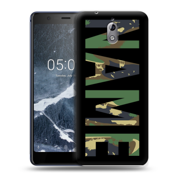 Силиконовый чехол на Nokia 3.1 с принтом NAME