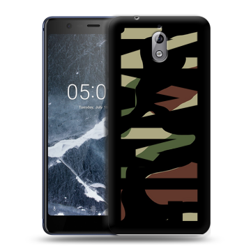 Силиконовый чехол на Nokia 3.1 с принтом NAME
