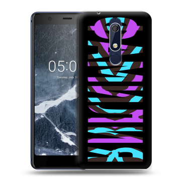 Силиконовый чехол на Nokia 5.1 с принтом ФАМИЛИЯ