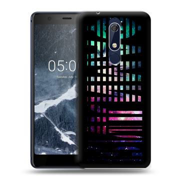 Силиконовый чехол на Nokia 5.1 с принтом ФАМИЛИЯ
