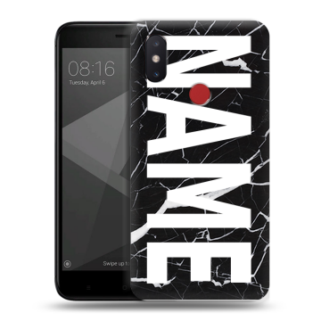 Силиконовый чехол на Xiaomi Mi8 SE с принтом NAME