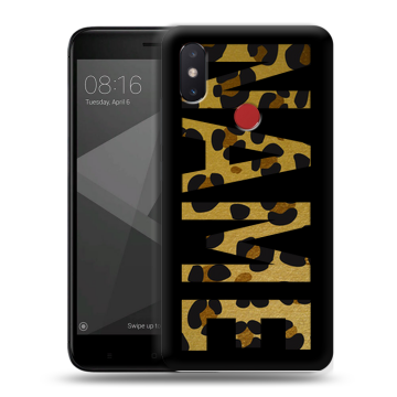 Силиконовый чехол на Xiaomi Mi8 SE с принтом NAME