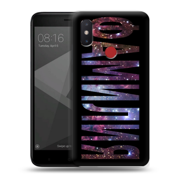 Силиконовый чехол на Xiaomi Mi8 SE с принтом ФАМИЛИЯ