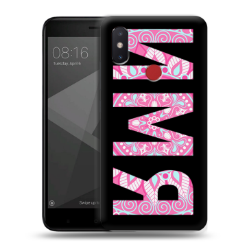 Силиконовый чехол на Xiaomi Mi8 SE с принтом ИМЯ