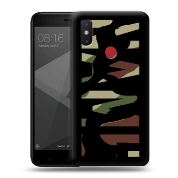 Силиконовый чехол на Xiaomi Mi8 SE с принтом NAME