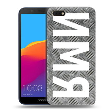Силиконовый чехол на Huawei Honor 7A с принтом ИМЯ