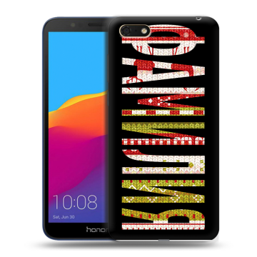 Силиконовый чехол на Huawei Honor 7A с принтом ФАМИЛИЯ