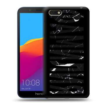 Силиконовый чехол на Huawei Honor 7A с принтом ФАМИЛИЯ