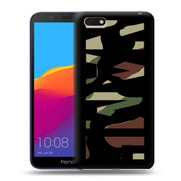 Силиконовый чехол на Huawei Honor 7A с принтом NAME