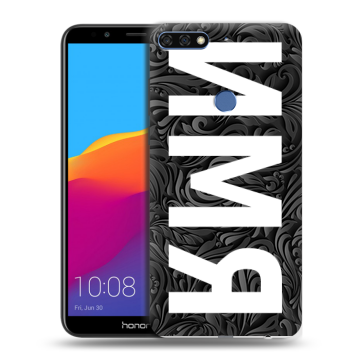 Пластиковый чехол на Huawei Honor 7C Pro с принтом ИМЯ