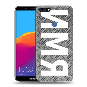 Пластиковый чехол на Huawei Honor 7C Pro с принтом ИМЯ