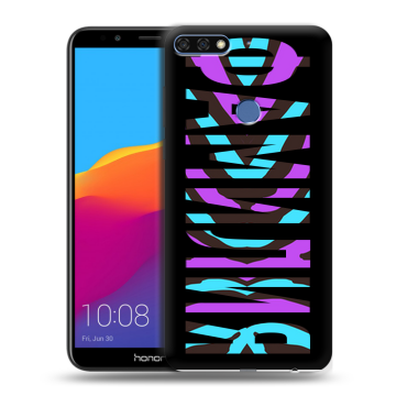 Пластиковый чехол на Huawei Honor 7C Pro с принтом ФАМИЛИЯ