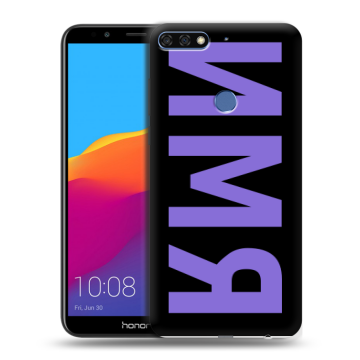 Пластиковый чехол на Huawei Honor 7C Pro с принтом ИМЯ