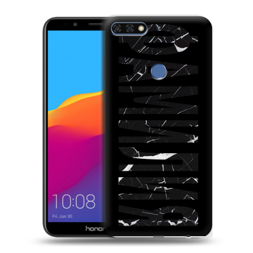Пластиковый чехол на Huawei Honor 7C Pro с принтом ФАМИЛИЯ