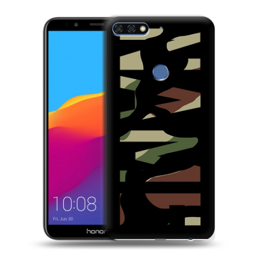 Пластиковый чехол на Huawei Honor 7C Pro с принтом NAME