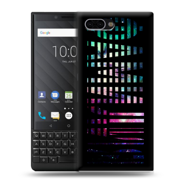 Пластиковый чехол на BlackBerry KEY2 с принтом ФАМИЛИЯ
