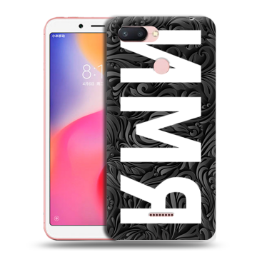 Силиконовый чехол на Xiaomi RedMi 6 с принтом ИМЯ