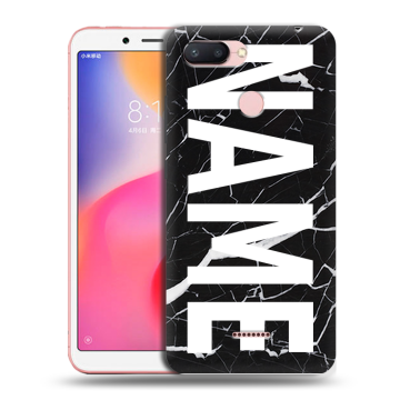 Силиконовый чехол на Xiaomi RedMi 6 с принтом NAME
