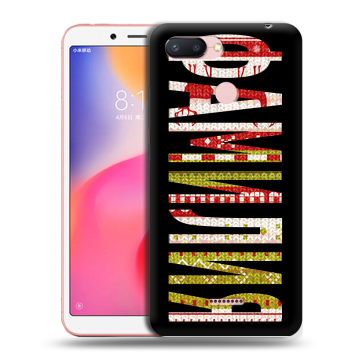 Силиконовый чехол на Xiaomi RedMi 6 с принтом ФАМИЛИЯ