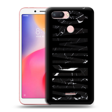 Силиконовый чехол на Xiaomi RedMi 6 с принтом ФАМИЛИЯ