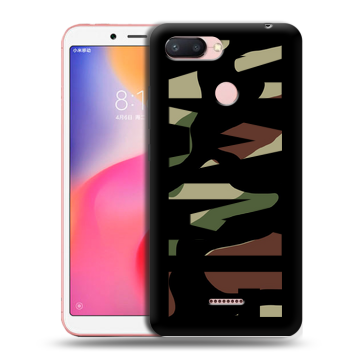 Силиконовый чехол на Xiaomi RedMi 6 с принтом NAME