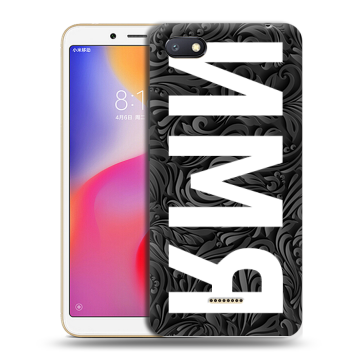 Силиконовый противоударный чехол на Xiaomi RedMi 6A с принтом ИМЯ
