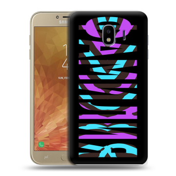 Пластиковый чехол на Samsung Galaxy J4 с принтом ФАМИЛИЯ